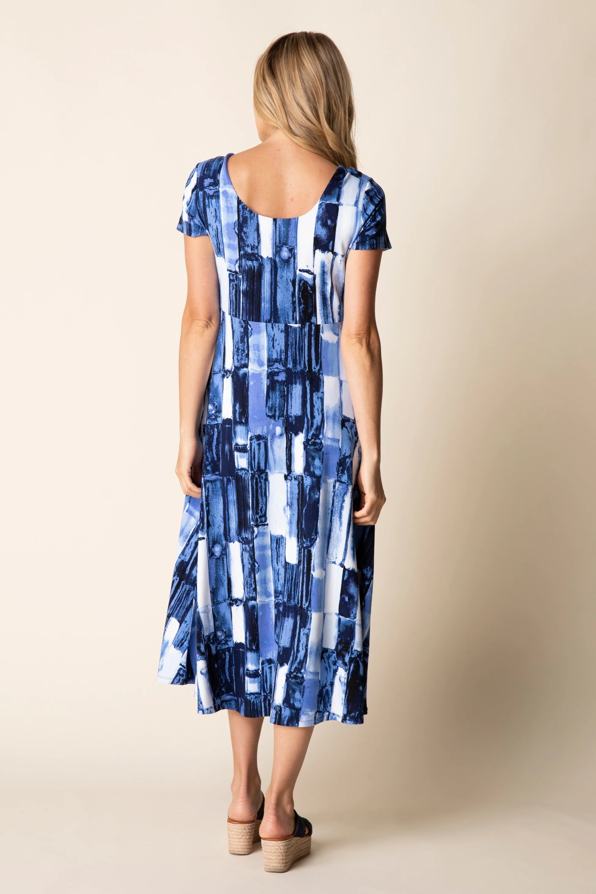 Core Travel Brush Stroke Swing Dress - Image 6