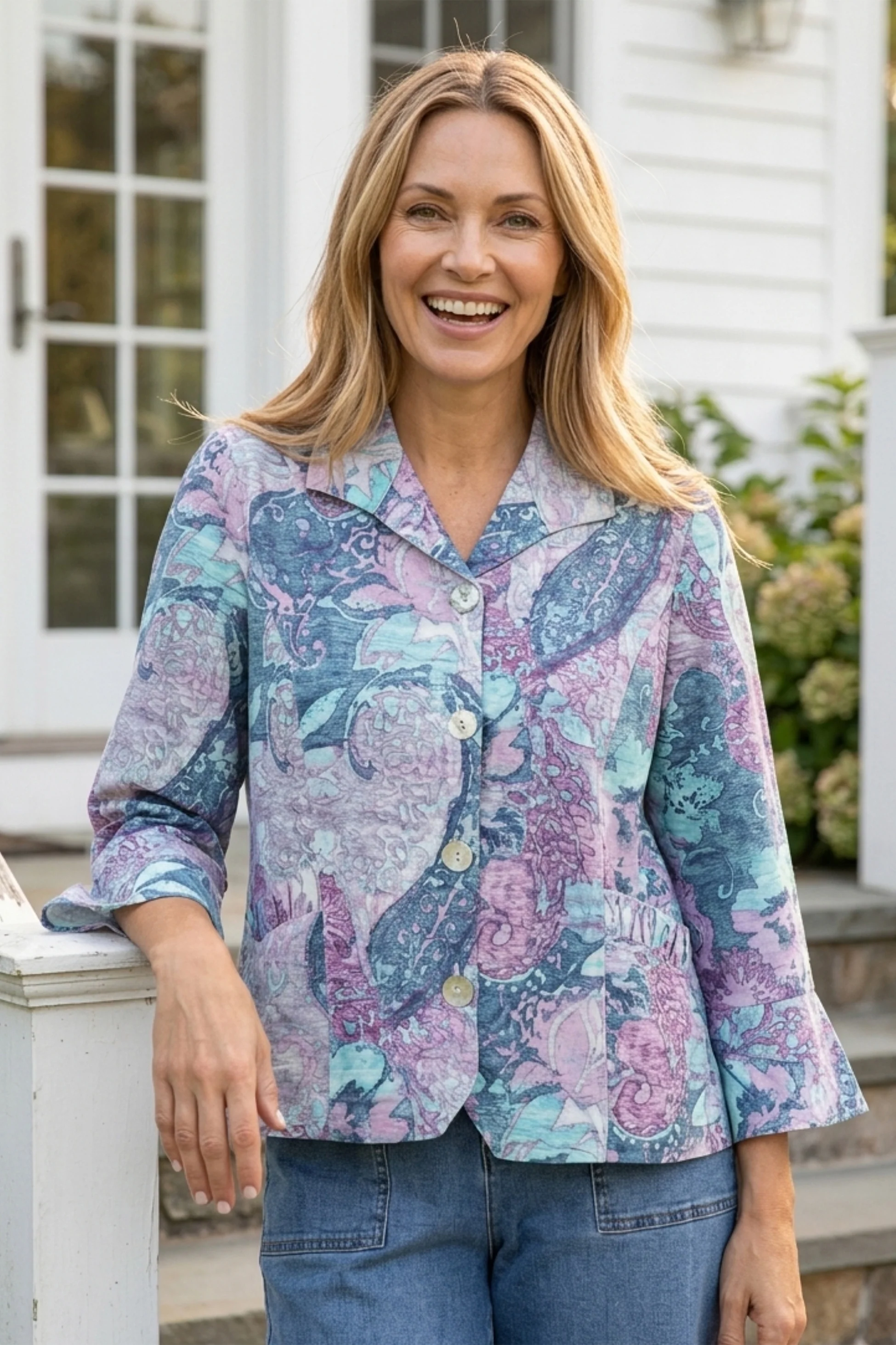 Destination Unknown Shirred Pocket Jacket - Image 6