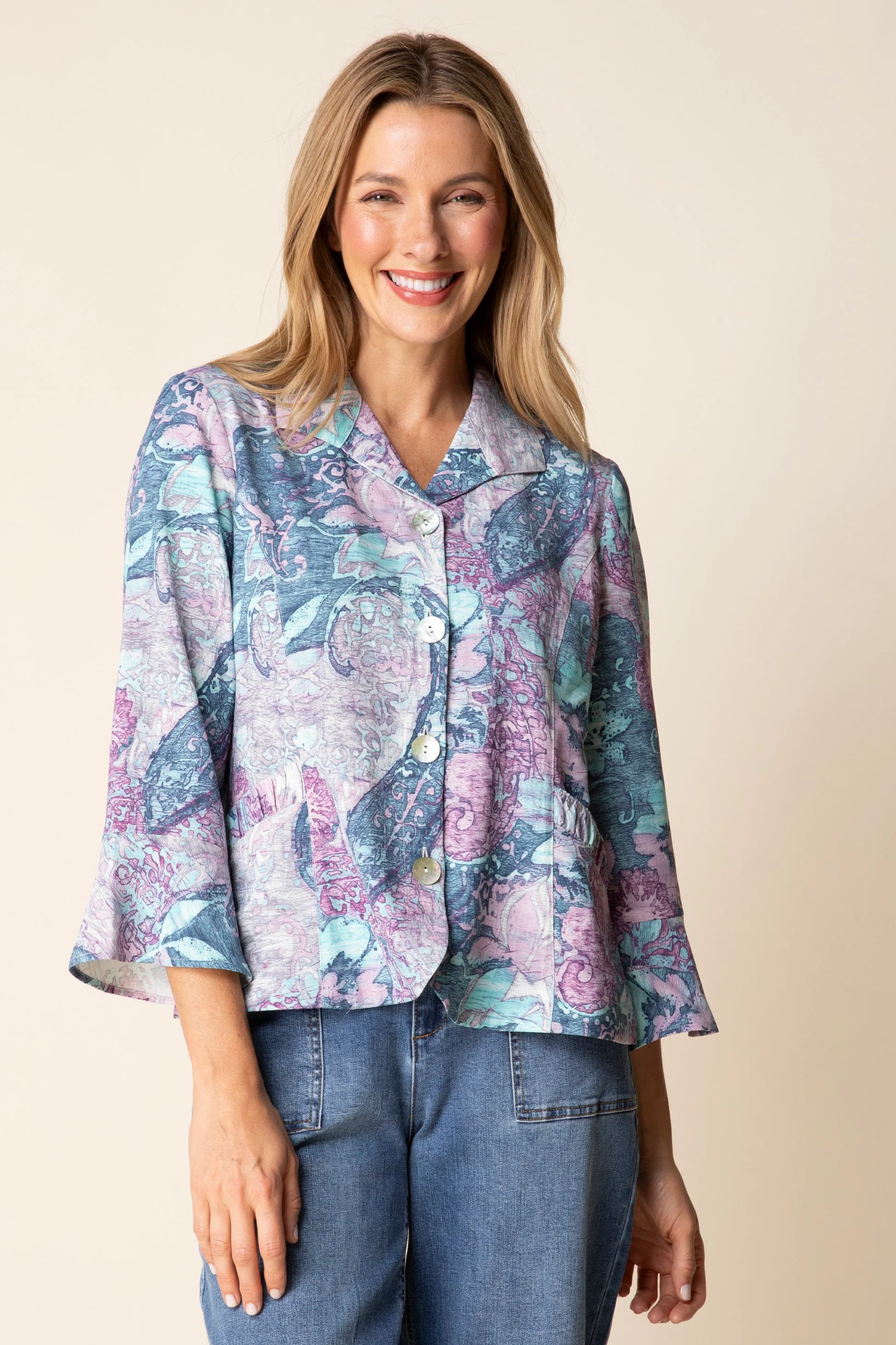 Destination Unknown Shirred Pocket Jacket - Image 7