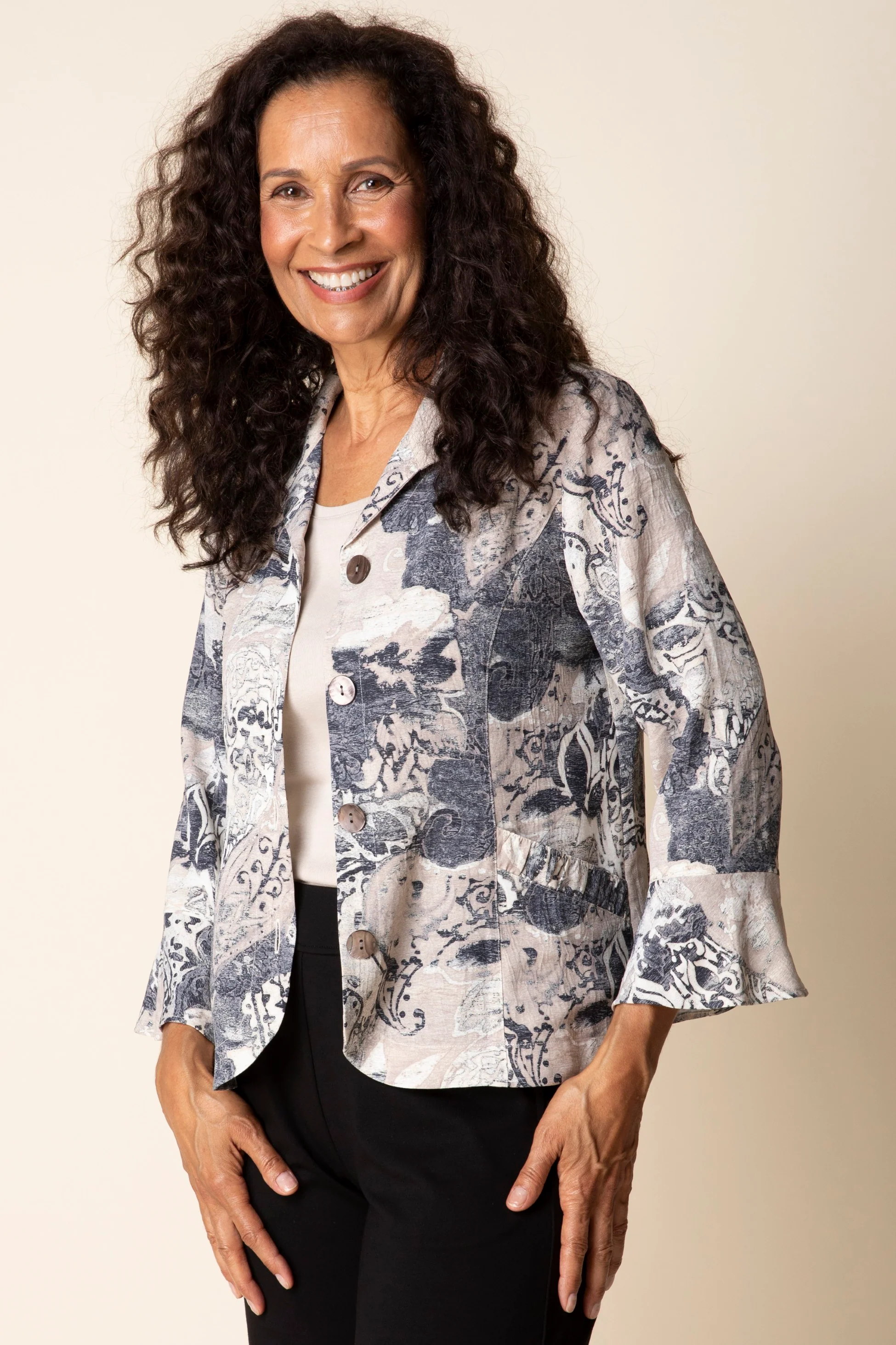 Destination Unknown Shirred Pocket Jacket - Image 3