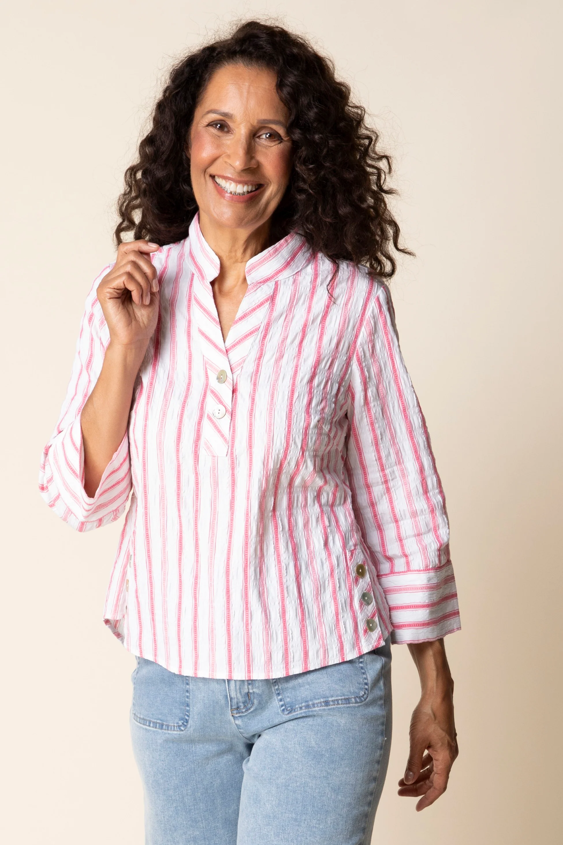 Hampton Stripe Vineyard Shirt - Image 3