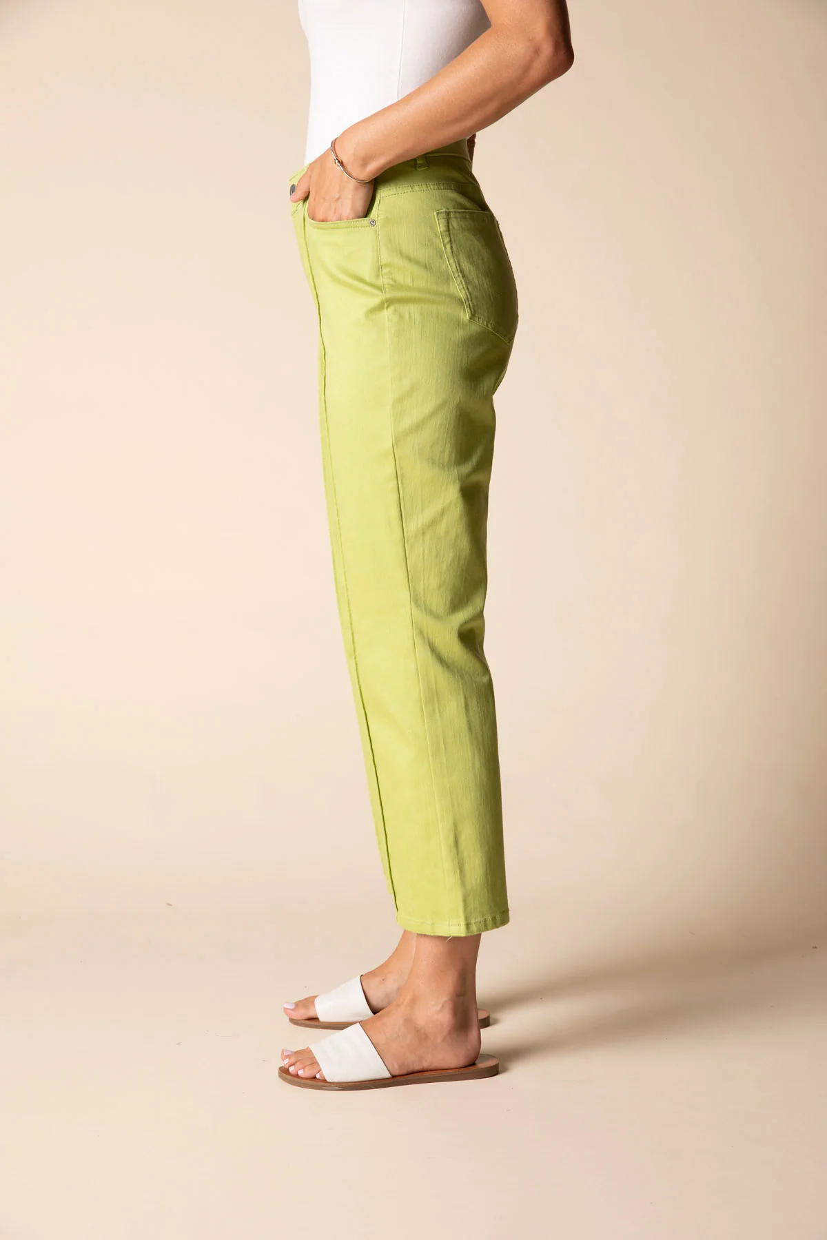 Seamed City Crop Jean - Image 2