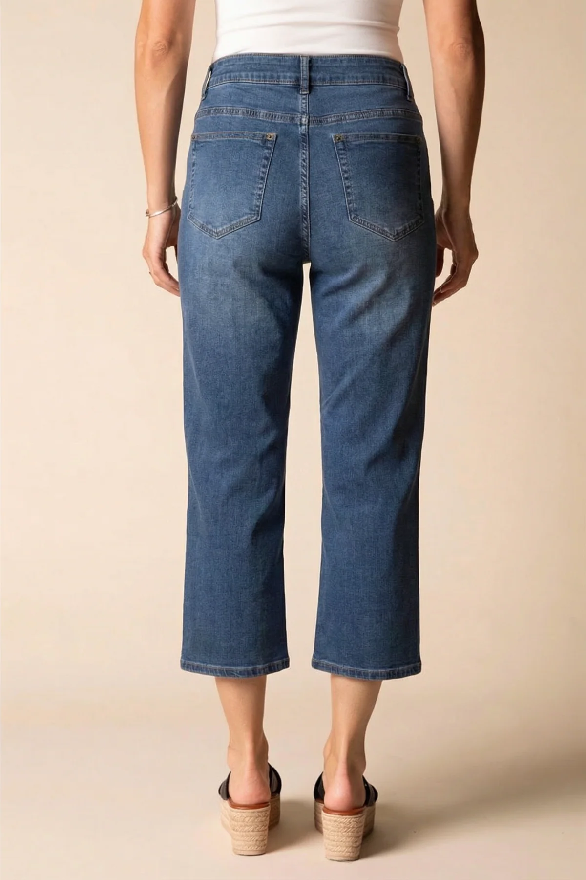 Seamed City Crop Jean - Image 5