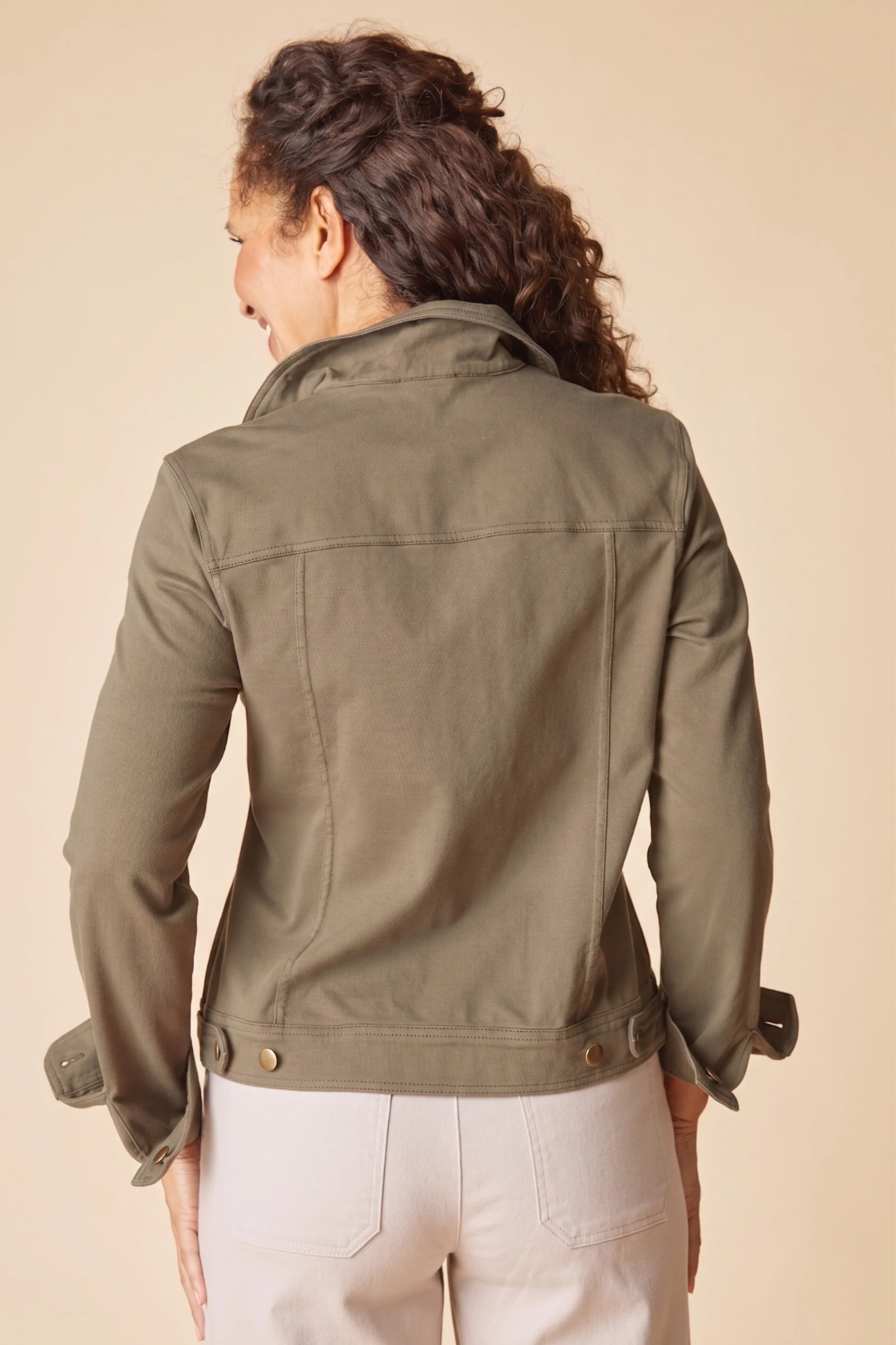 Stonewash Knit Jean Jacket - Image 11