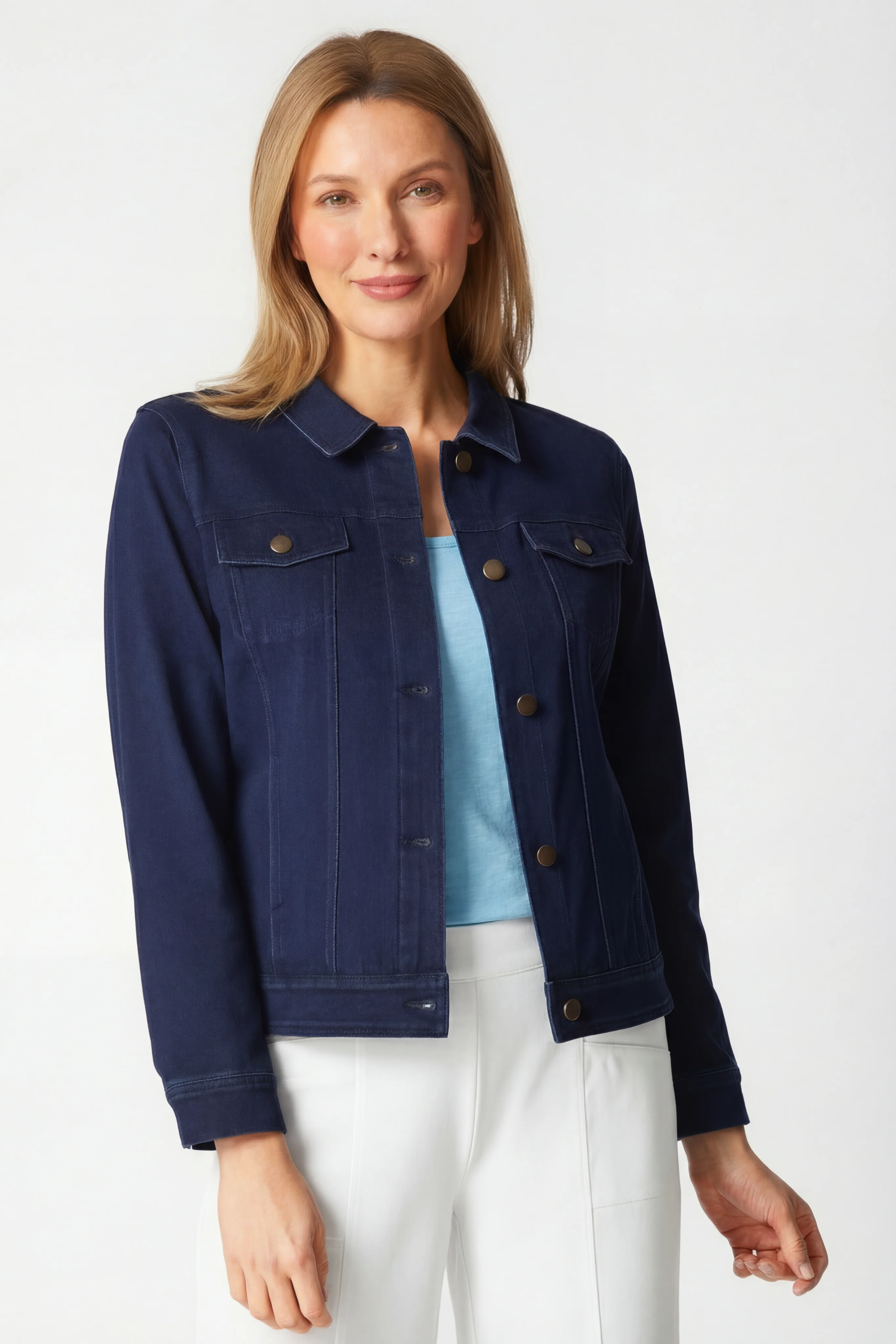 Stonewash Knit Jean Jacket - Image 5