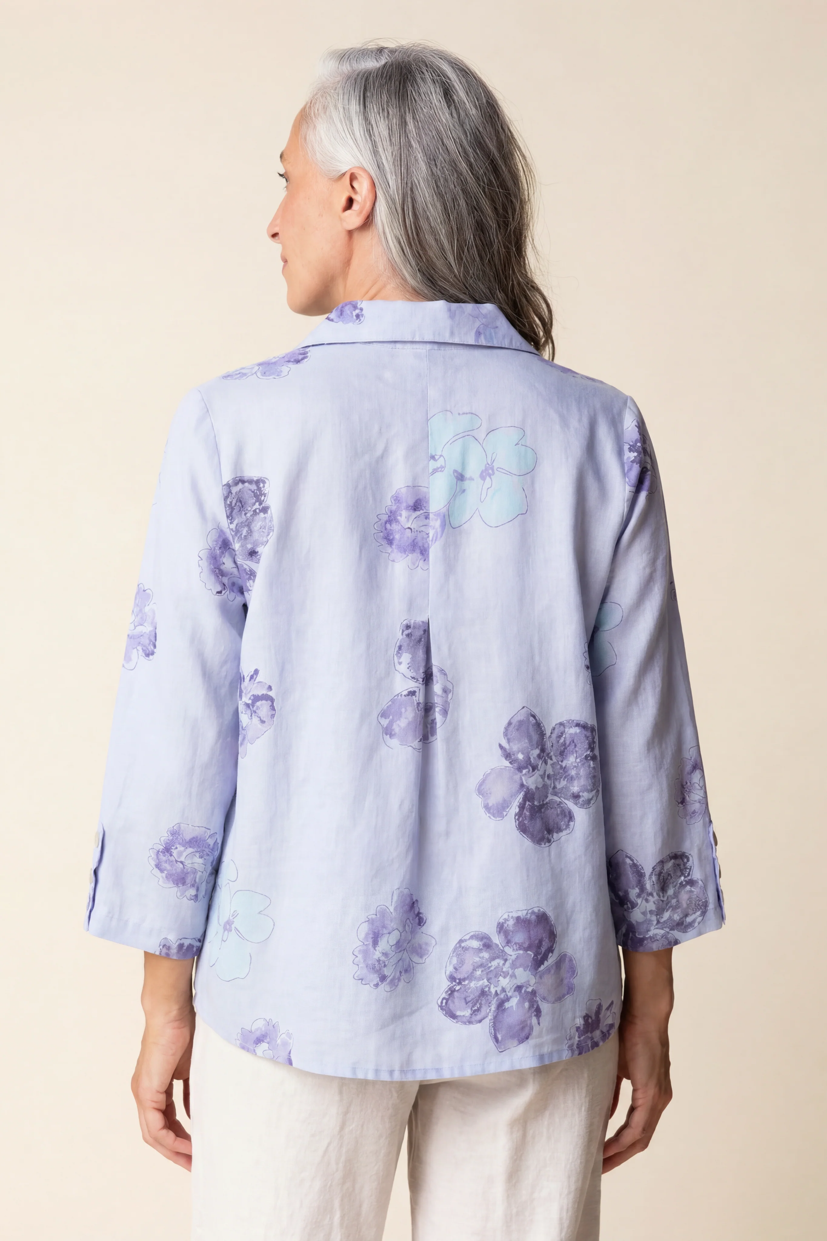 Watercolor Floral Swing Shirt - Image 6